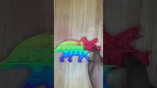 ASMR Dinosaur Pop it FIDGET 🦕 