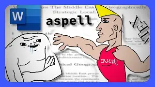 aspell: Minimalist Spell Check(Works With LaTeX!)