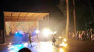 Файер шоу в Яхонты Тарусса(1)