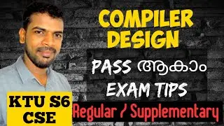 COMPILER DESIGN 2015 scheme Exam Tips | CD KTU  exam tips s6 cs supplementary | AJU Computer Science