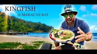MAKING KINGFISH WRAPS ON MARACAS BAY