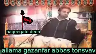 Allama Ghazanfar Abbas Tonsvi Al Hashmi