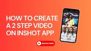Video collage ||How to create 2 layer video on Inshot App |Multi Screen/Split Screen Video Tutorial