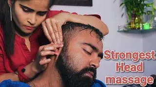 Indian Head Massage by Cosmic barber (ASMR Queen Cosmic lady)