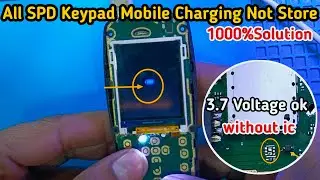 All Keypad Mobile Charging Not Store Fixed! Nokia 106 SPD Charging Ic Bypass 100% Working