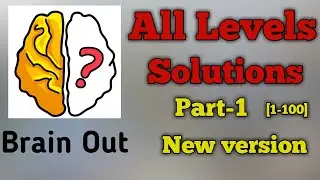 Brain out all levels solutions par-1 [1-100].. Brain out full gameplay..