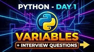 Python Variables Explained | Interview Questions Covered | Python for Beginners