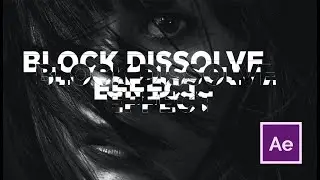 Block Dissolve Glitch Effect | After Effect Tutorial | Sarveyam Creations