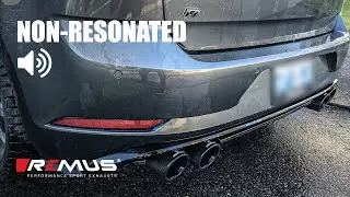 Golf R REMUS Exhaust SOUND (NON-RES) Mk7.5 - WARM START, HARD PULL & REVS!