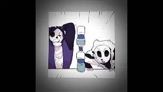 Cross Sans' Bottle Flip😳 | Undertale AU Edit 