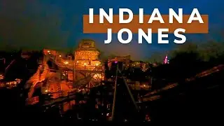 🎡Indiana Jones on ride / POV de nuit - Disneyland Paris