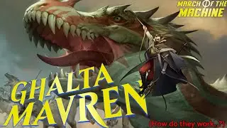 Who Defends IXALAN?? (Ghalta And Mavren Preview) | March Of The Machine Lore