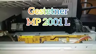 Perawatan rutin mesin photocopy tipe black white Gestetner MP 2001 L
