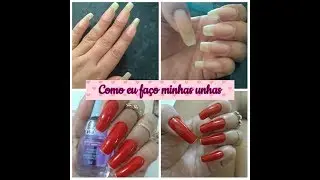 Como eu faço minhas unhas com base endurecedora