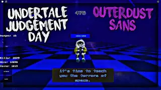 OuterDust Sans | Roblox Undertale Judgement Day