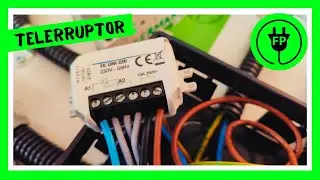 Electricidad básica. Punto de luz conmutado con pulsadores y telerruptor | A 4 hilos