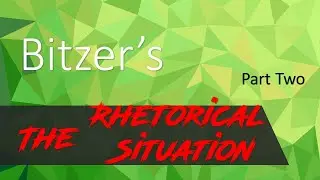 Bitzer on Audience