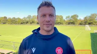 Menno van Dam før fredagskampen i Vejle