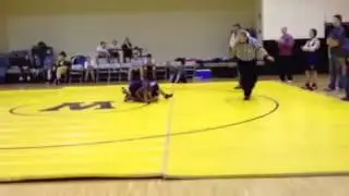 Micah wrestling