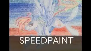 Rainbow in the sky - SpeedPaint MLP