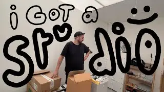 Studio vlog ✦ moving into my first art studio! :)