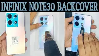 Infinix note 30 backcover wrap with transparent matt vinyl