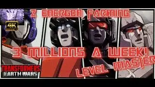 Z Energon Farming- 3 Millions a Week!- Transformers Earth Wars- TFEW 4K UHD #tfew #transformers