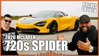 Testing the 2020 McLaren 720s SPIDER & watching a ROCKET LAUNCH | Pulse Rally Testing