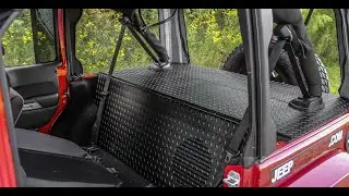 Jeep Wrangler JK Unlimited Backbone Secure Storage Enclosure Install