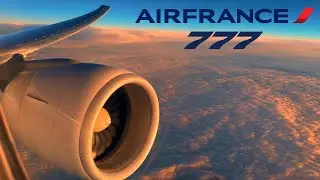 🇲🇽 Cancún to  Paris CDG 🇫🇷 Air France Boeing 777  [FULL FLIGHT REPORT] Economy Class