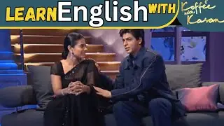 Learn English with Koffee with Kiran | Shahrukh Khan & Kajol #learnenglish #srk #kajol #sharukhkhan
