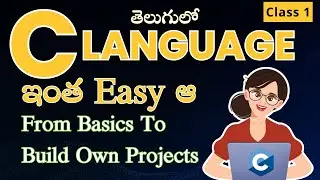 C Language In Telugu Full Course - [With Notes 2024]