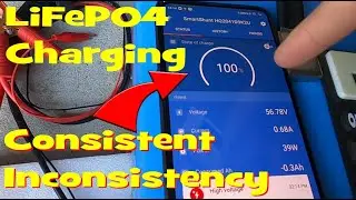 Finding 20% and 80% SOC with LiFePO4. Why charging current and charging speed matters!