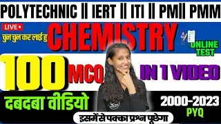 Chemistry previous year question (2000-2023) | Polytechnic Chemistry Top-100 Pyq Questions 2024