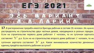 ЗАДАЧА 17. ОПТИМИЗАЦИЯ. 326 ВАРИАНТ А.А. ЛАРИНА