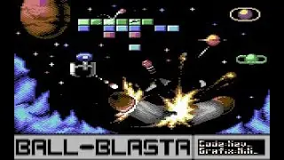 Ball-Blasta Review for the Commodore 64 by John Gage