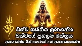 දවස පුරාම විශ්ව ශක්තිය ලබාගන්න සෞභාග්‍යය වාසනාව ලැබෙන 432Hz ශිව ගයාත්‍රී මන්ත්‍රය සෑමදා වාදනය කරන්න