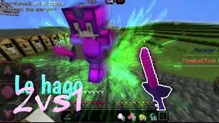 Le Hago 2vs1 a Helper de MonsterHCF y se Molesta 😡 | MCPE