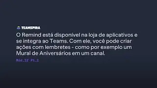 TEAMSPIRA - Dá pra fazer um Mural de Aniversários no Teams?