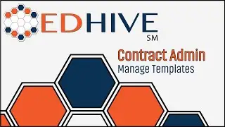 Contract Admin - Manage Templates
