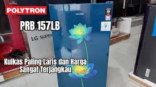 POLYTRON PRB 157LB KULKAS 1 PINTU 150 LITER ||  1 Pintu Kecil tinggi 99 Cm