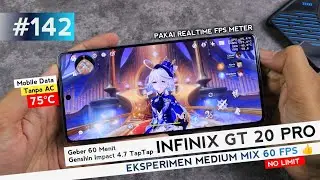 GEBER 1 JAM GENSHIN IMPACT INFINIX GT 20 PRO MEDIUM MIX 60 FPS !