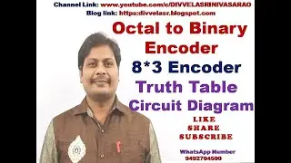 Octal to Binary Encoder || 8 x 3 Encoder || Octal to Binary 8 x 3 Encoder || Encoder || DLD || STLD