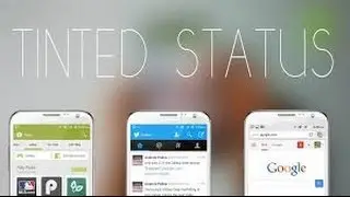 COMO CONFIGURAR TINTED STATUS BAR (ANDROID)