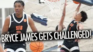 Bryce James GOES AT Tough NJ Scholars Team! Jaron McKie Wanted All The Smoke!