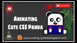 Making Cute Animating Panda using HTML and CSS.