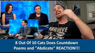 American Reacts to 8 Out Of 10 Cats Does Countdown "Someone's Gonna Get F*****g Hurt!" REACTION