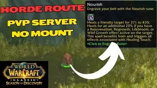 How to Get the Nourish Rune for Druid - WoW Classic Season of Discovery