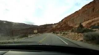 Arches National Park Driving Time Lapse