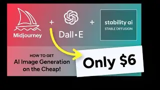 How to get Midjourney, Dall-e and Stable Diffusion for $6 per Month